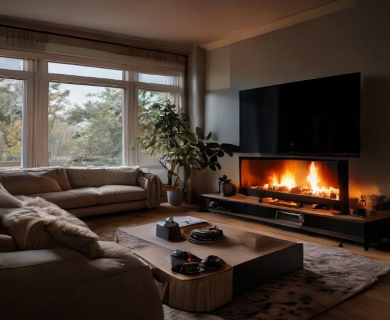 Safe Distance Between Electric Fireplace And TV